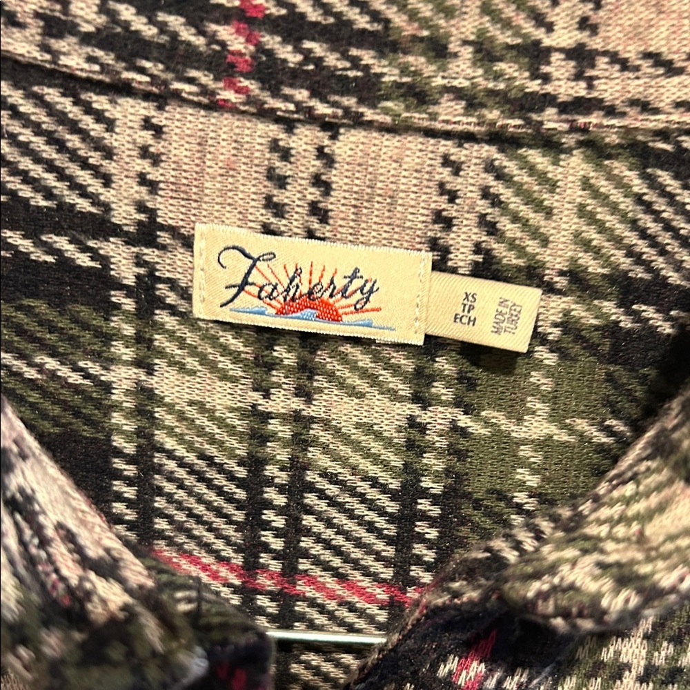 Faherty Multicolor Plaid Button Down Shirt - image 2